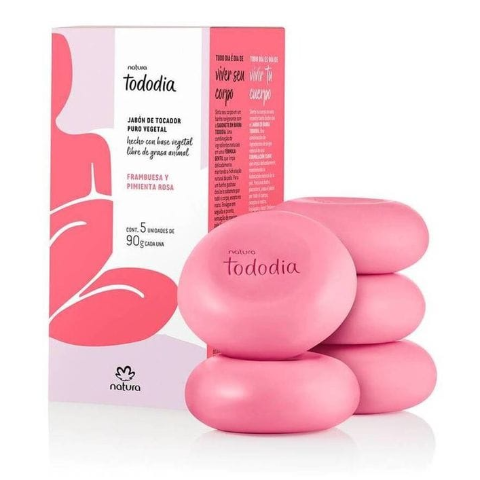 Jabones Frambuesa y pimienta rosa